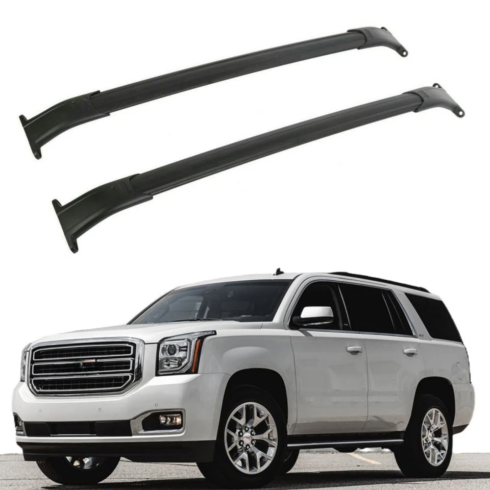 Поперечные дуги подходят для GMC Yukon или Yukon XL 2015-2020 багажник на крышу грузовой автомобиль 2 шт. - Изображение 3 из 4