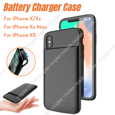 Custodia Batteria Gladgogo 6800mAh Per IPhone XR, Con Cavalletto, Supporto CarPlay E Ricarica Intelligente