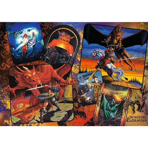 Puzzle Trefl rouge 1000 pièces - Donjons et dragons - Les origines de D&D - Photo 5/5