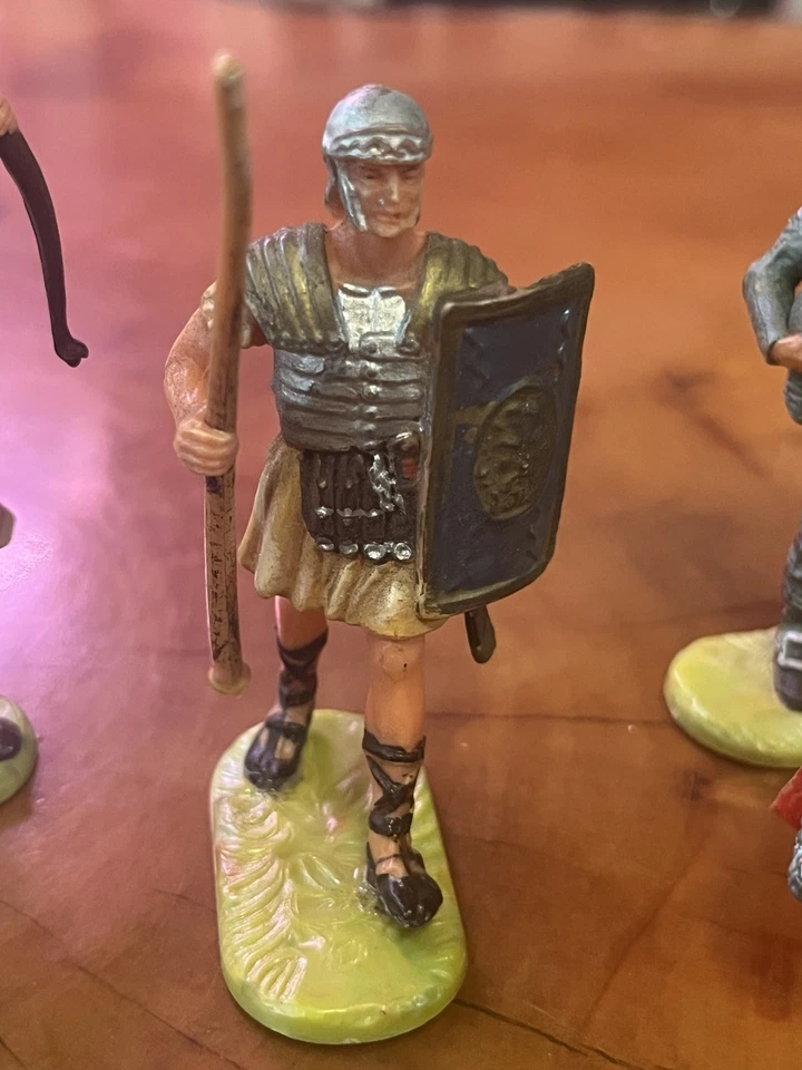 Эластолин 70 мм римляне, солдаты лот из 6 как есть - Изображение 4 из 4