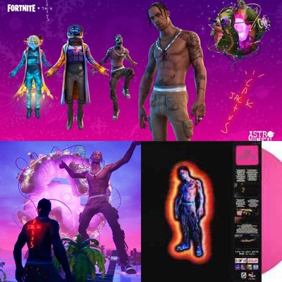 Travis scott x fortnite 7インチ 限定LP 4枚 Travis Scott x Fortnite 7