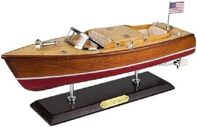 Wooden Speedboat Model Chris-Craft Runabout Model Boat Yacht
