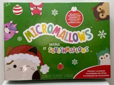 • Micromallows • Squishmallows Holiday Advent Calendar -  2.5” Stuffed Toys 2024