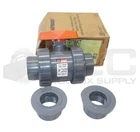 NEW HAYWARD TB1200ST TRUE UNION BALL VALVE 2" PVC