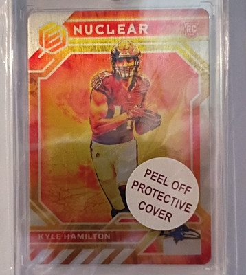 Panini 2022 Elements Football Nuclear Kyle Hamilton RC #NUC-25 Ravens Insert