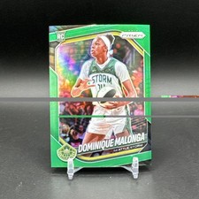 2025 Panini Prizm WNBA #116 Green Prizm Dominique Malonga COLOR MATCH