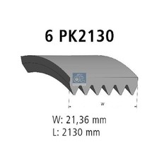 Keilrippenriemen 26228647 für Porsche 911 997 Boxster 987 Cayman
