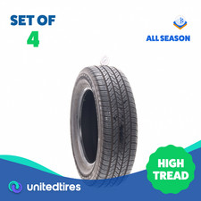 Set Of 4 Used 19565r15 Firestone All Season Firestone 91h - 8.5-932 Set Of 4 Used 19565r15 Firestone All Season Firestone 91h - 8.5-932