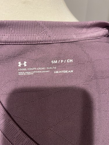 Under armour V Neck Women's S T-Shirt - Purple - Picture 4 of 4