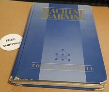 Machine Learning 1997 Hardcover Algorithms Learning Systems - No marks, worn cor