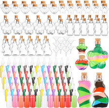 142 Pcs Sand Art Kit with Bottles, Funnels for Craft Party Decorations