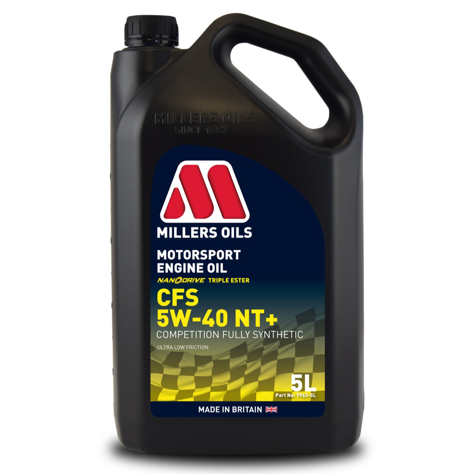 x3 Millers Oils Motorsport CFS 5w-40 NT+ Fully Synthetic Engine Oil 5L - 7963GMS - Image 5