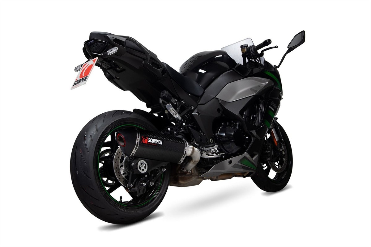 Kawasaki Ninja 1000xs 19-20 Scorpion Serket Parallel Carbon Fibre