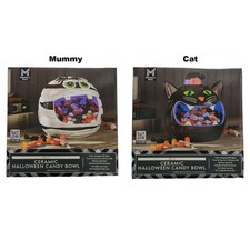 Member's Mark Pre-Lit Ceramic Halloween Candy Bowl