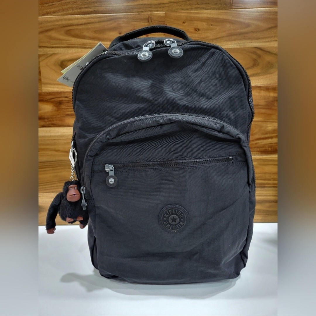 Kipling Backpack Black Large Bookbag Travel Laptop Seoul | eBay display picture 3