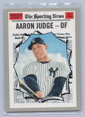 Aaron Judge #356 2019 Topps Heritage card