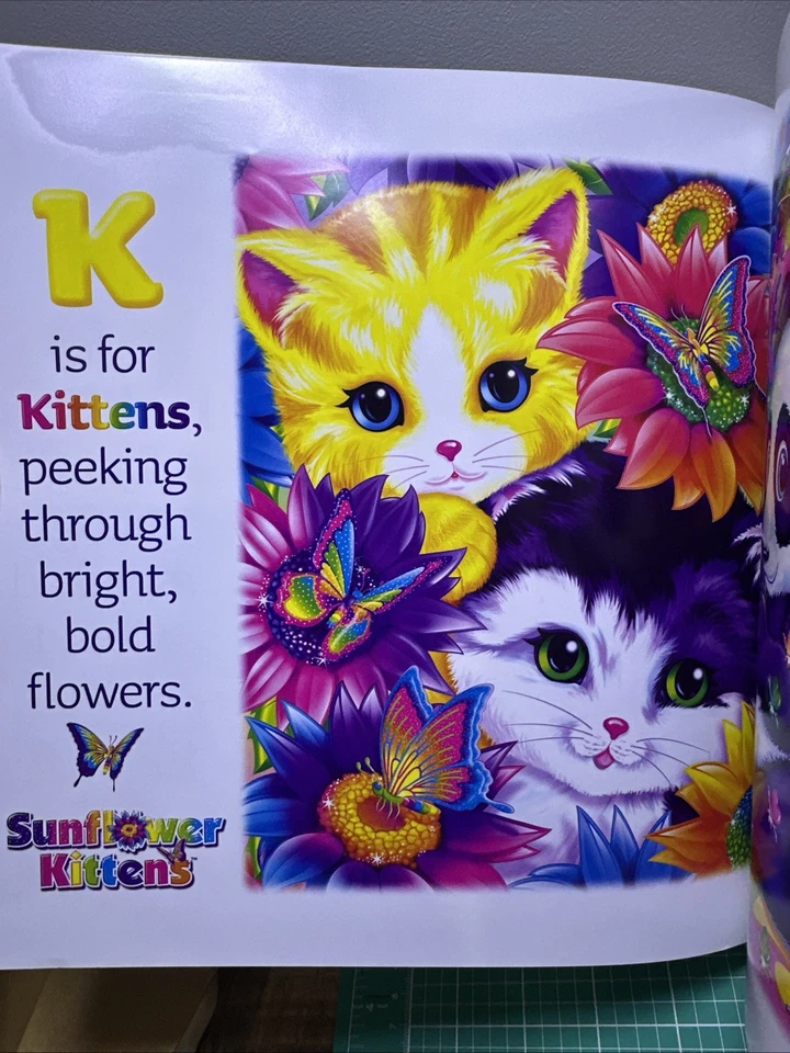 ABC With Lisa Frank Book Paperback NEW Vibrant Beautiful Colors - Image 2 of 4