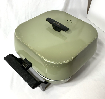 Sunbeam Electric Skillet Frypan Avocado Green Vintage w/Cord | eBay