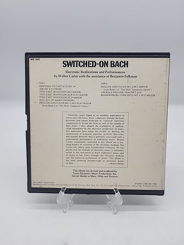 Walter Carlos Switched-On Bach, Reel-to-Reel MQ 1042, 7 1/2 ips, VG - Imagen 3 de 6