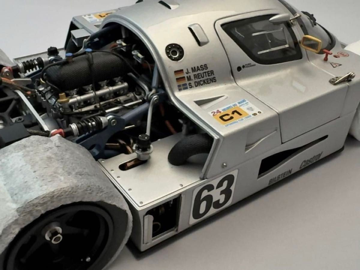 Exoto 1/18 Model Car 1988 #63 Sauber Mercedes-Benz C9 24 Hours of