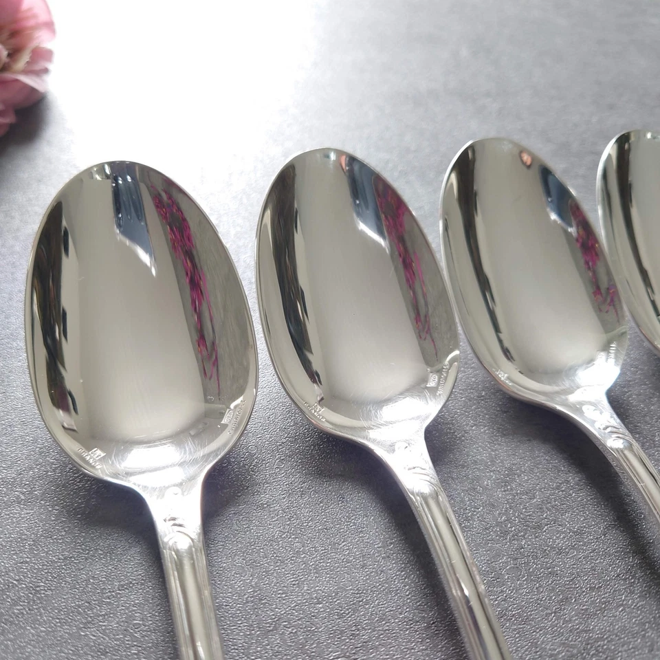 Cuchara estándar Christofle Marly 6 piezas cubiertos plateados excelente Foto 4 de 4