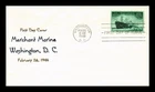 US COVER FIRST DAY OF ISSUE MERCHANT MARINE WASHINGTON DC FEBRUARY 26 1946