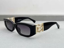 Chanel women's sunglasses CH5544-A Black/Grey Square Frame 53-17-140 NEW