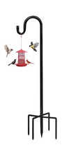 1 Pack Shepherds Hook 48 Inch Tall Bird Feeder Pole Shepards Hooks for Outdoor