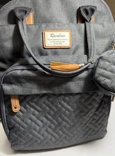 Popular Ruvalino Travel Diaper Bag Backpack - Gray
