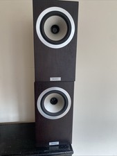 Tannoy Revolution DC6 Espresso Bookshelf Speakers - with 5m Speaker Cable Pair