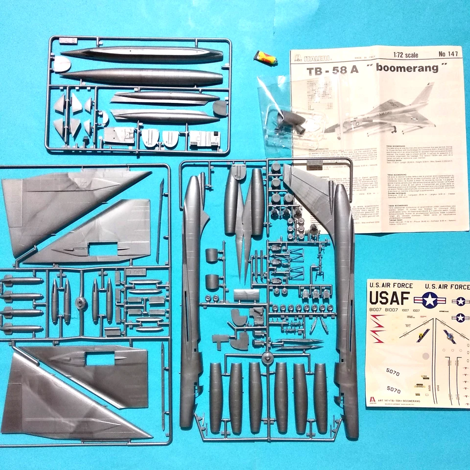Convair TB-58A BOMERANG 172 Italeri No 147. B-58 Hustler - Immagine 2 di 3