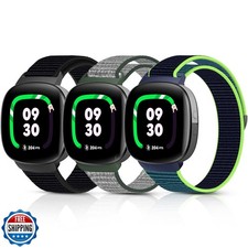 Kids Nylon Bands Compatible with Google Fitbit Ace LTE, Breathable HookandLoo