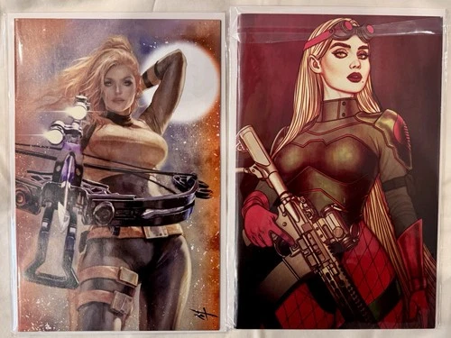 GI Joe #1 Jenny Frison Virgin Variant and Scarlett #1 Marco Turini Variant comic
