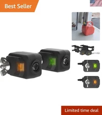 Black Garage Door Safety Sensors 2-Pack - Easy Installation & Durable