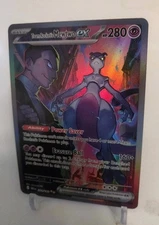 *Custom-made*Highest Quality, Team Rockets Mewtwo Ex"Display Card"