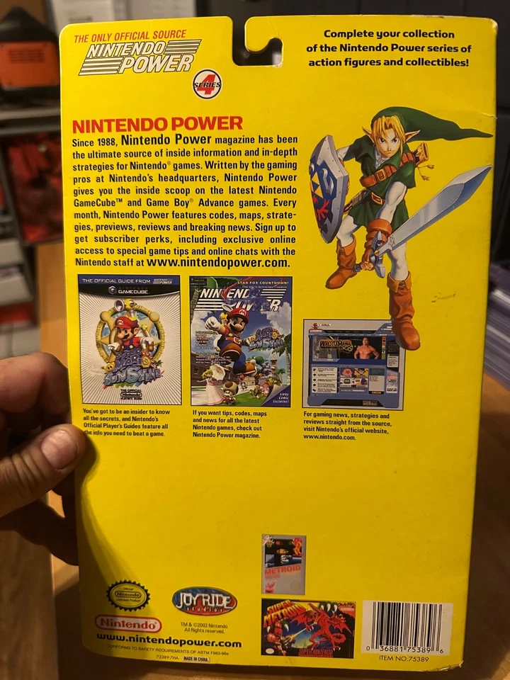 Экшн-фигурка Самуса Арана из Nintendo Power Joyride Studios! Нераспечатанный - Изображение 2 из 2