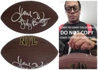 Jamal Anderson Signed Football COA Proof Autographed Atlanta Falcons Dirty Bird