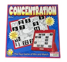 Concentration Board Game 2002 Mix & Match Cla...