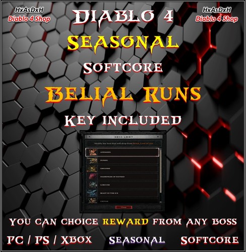 ✨Diablo 4✨Season 9✨All Diablo 4 Boost✨Power LVL & Mats & Runes & Boss Runs✨24/7✨ - Picture 45 of 145