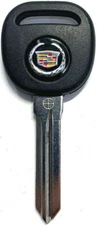 NEW CADILLAC ESCALADE SRX DTS CTS STS JEWEL LOGO TRANSPONDER KEY BLANK 