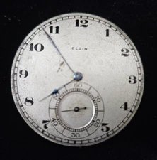 1919 ELGIN 384~12s 17J USA WATCH MOVEMENT {RUNNING} LOT.104