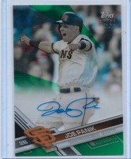 2017 Clearly Authentic JOE PANIK Autograph Green /99 - CAAU-JP