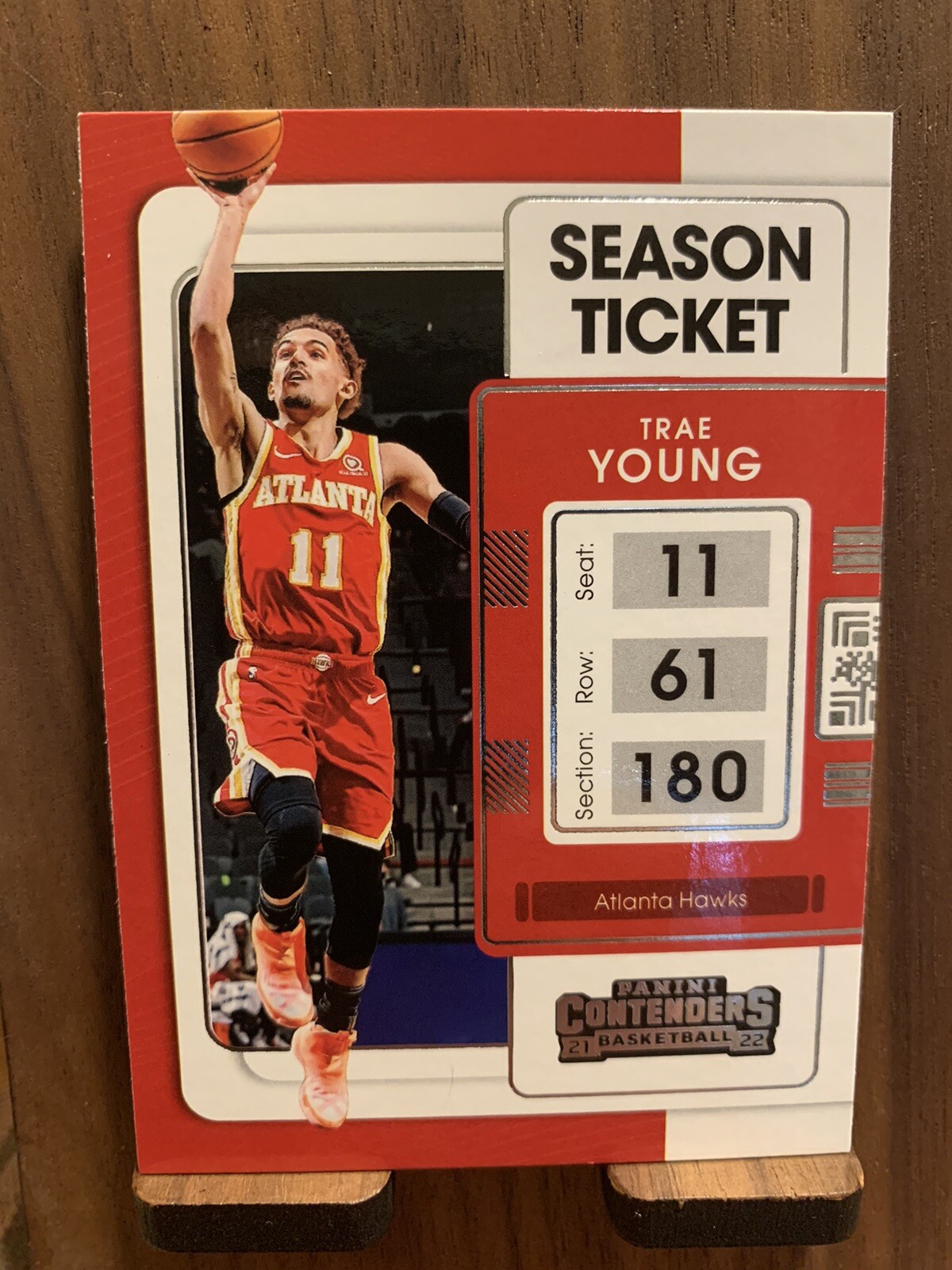 TRAE YOUNG 2021-22 PANINI CONTENDERS #4 SEASON TICKET