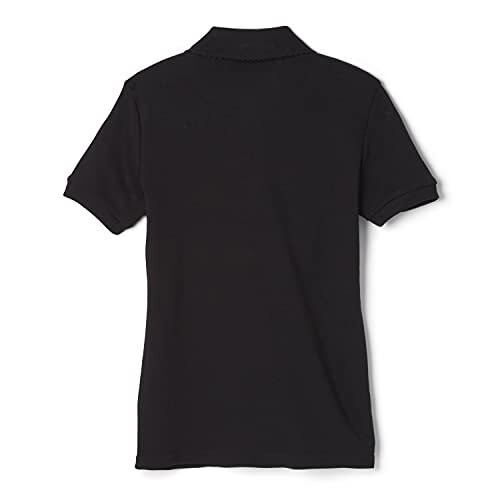 French Toast Girls School Uniform Short Sleeve Polo Shirts, Black, Size M, 3PACK - Picture 3 of 14
