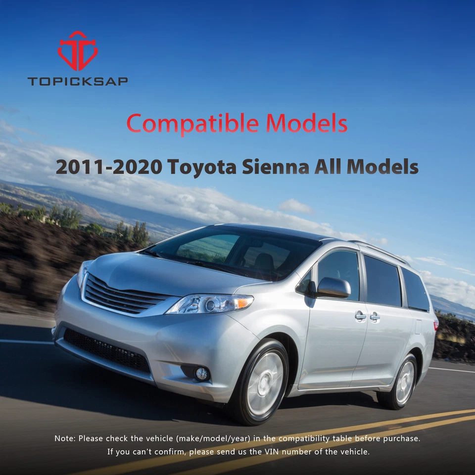 Braços de controle inferiores dianteiros com juntas esféricas para 2011 2012 - 2019 2020 Toyota Sienna - Imagem 2 de 4