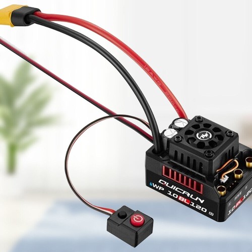 Hobbywing QUICRUN WP 10BL120 G2 120A 2-4S Lipo Speed Controller Brushless ESC Hv - Picture 7 of 14