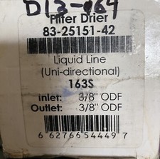 NEW PROTECH Filter Drier 83-25151-41 083S 3/8" ODF LIQUID LINE FILTER DRIER
