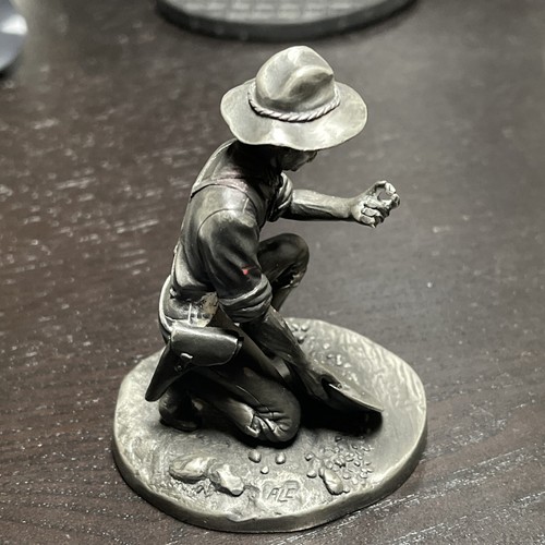 THE FRANKLIN MINT 1974 Fine Pewter Collection - “The Prospector” 1836-1855 RARE - Picture 6 of 16