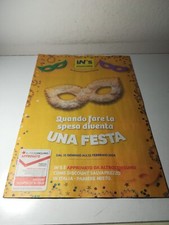VOLANTINO IN'S DISCOUNT SUPERMERCATO PUBBLICITA' CARNEVALE DA COLLEZIONE - (157)
