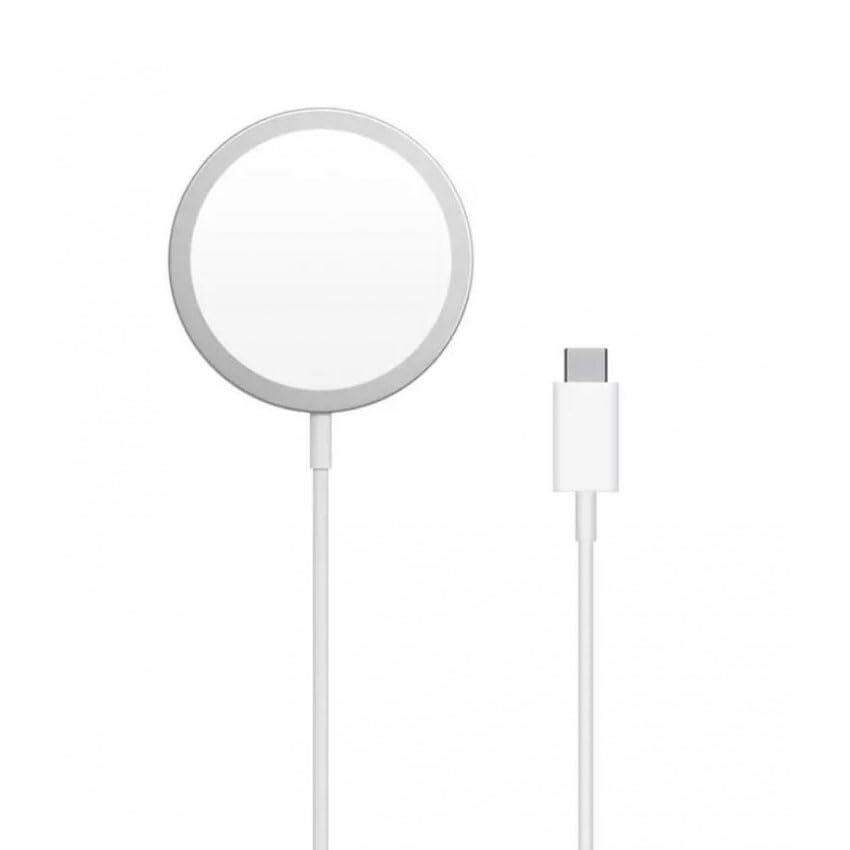 Caricatore magnetico wireless bianco a ricarica rapida 15 W - Design (i5i)